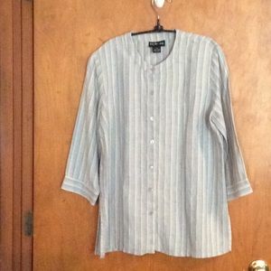 🍄 Style & Co Linen 3/4 Sleeve Shirt